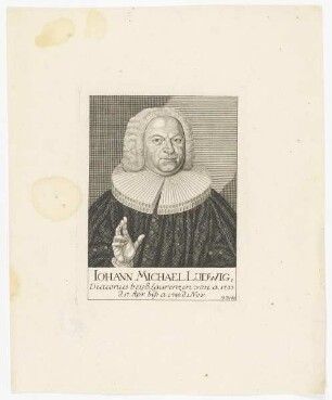 Bildnis des Iohann Michael Ludwig