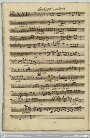 24. Anonymus, Andante, f-Moll