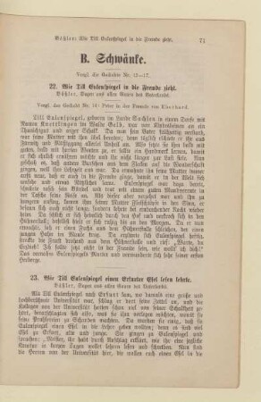 B. Schwänke