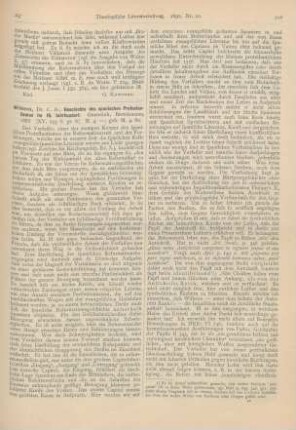 257-259 [Rezension] Wilkens, C. A., Geschichte des spanischen Protestantismus im 16. Jahrhundert