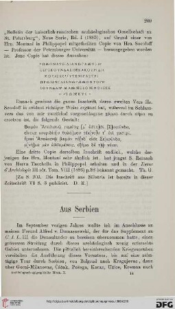 10: Aus Serbien