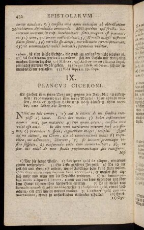 436-451, IX. Plancus Ciceroni. - XVIII. Plancus Ciceroni S.