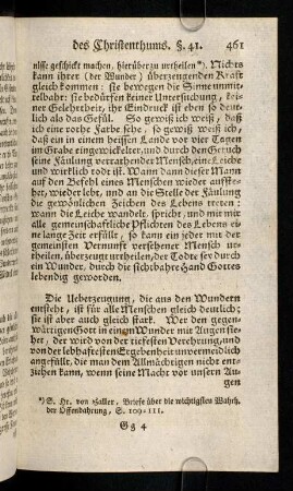 461-462, Die Ueberzueugung, die aus den Wundern ...