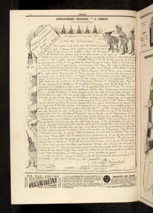 Correspondance prussienne, par H. Humbert (Lire avec l'accent tudesque)