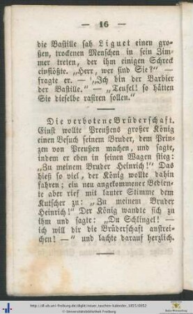 Die verbotene Brüderschaft.