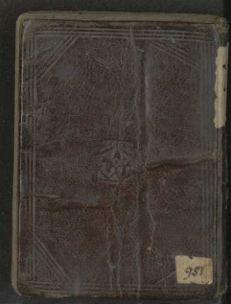 Universitätsbibliothek Marburg, Ms. Or. 10: [Sammelhandschrift] L. S. Cod. R [Gebetbuch]