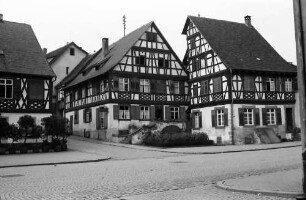 Gengenbach: Fachwerkhäuser in der Victor-Kretz-Straße