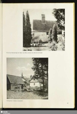 Strohgedeckte Häuser in Untertriebel