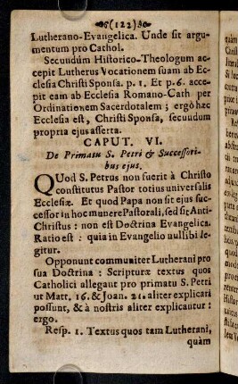 122-136, Caput VI
