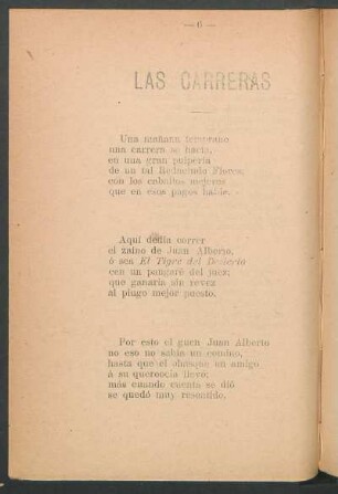 Las carreras