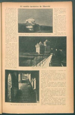 El castillo fantástico de Ilbarritz