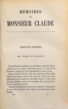 Mémoires de Monsieur Claude, Chef de la Police de Sureté sous le second Empire, 7