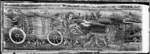 Breisach Sankt Stephansmünster Kirchenschatz Baldachinbehang mit Seidenstickerei datiert 1629