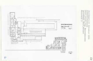 Kunsthochschule, Berlin-Charlottenburg (Diplomarbeit bei Willy Kreuer): Grundriss + 12.00 bis + 12.60, 1:200