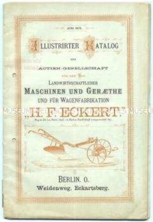 Illustrierter Katalog landwirtschaftlicher Maschinen und Geräte