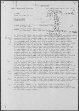 Gomadingen-Steingebronn mit Offenhausen: Inspektionsbericht 1965