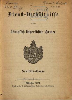 Dienst-Verhältnisse in der königlich bayerischen Armee, 6