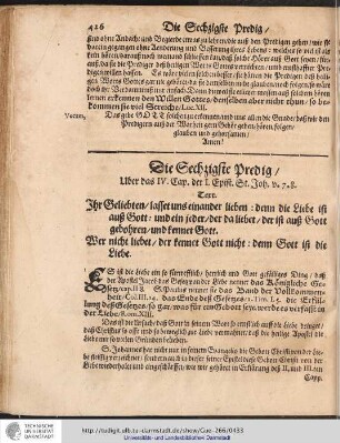 Die Sechzigste Predig