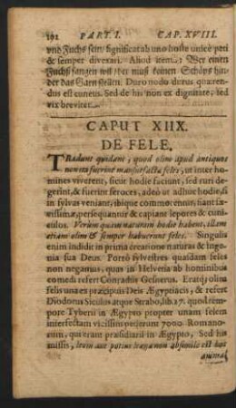 Caput XIIX. De Fele.