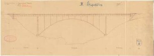 Bestelmeyer, German; bei Weyarn (Oberbayern); Mangfall-Brücke - Mangfallbrücke und obenliegende Fahrbahn. Abänderung (Ansicht)