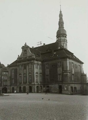 Bautzen, Rathaus vom Fleischmarkt aus