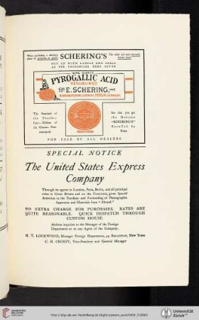 E. Schering [Pyrogallic Acid]