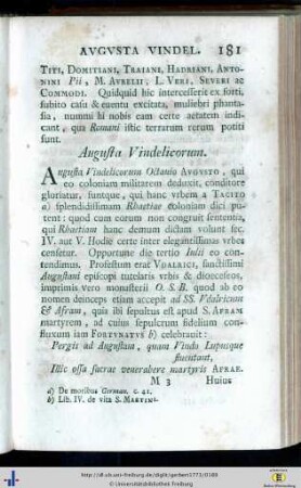 Augusta Vindelicorum - Ulma - Zwifulda