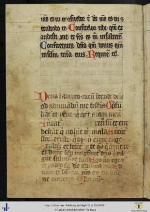 [131v] Psalm 69 (Nachtrag des 15. Jhs.).