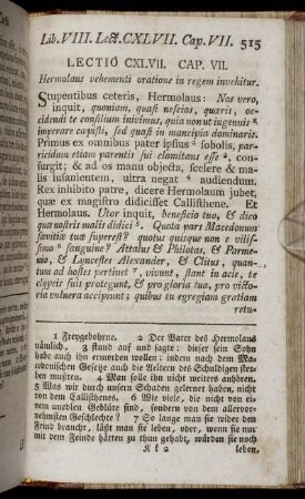 Lectio CXLVII. - Lectio CLIX.