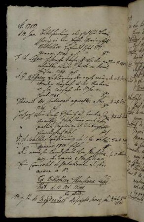Ex Bibliotheca Thomsiana. Lugd. Bat. d. 13. Oct. 1749.