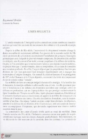 10: Limes Belgicus