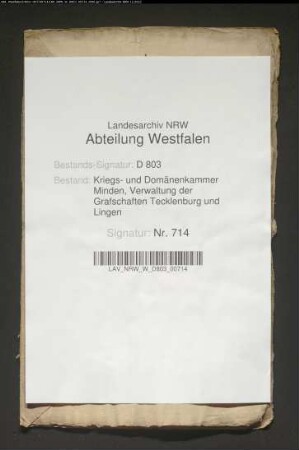 Das Niehuisers-Kolonat im Kirchspiel Recke