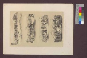 "Scenen aus dem Lager der Königl. Preußischen Truppen vor Rastatt im Juli 1849."