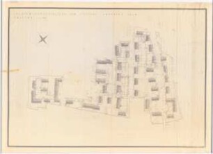 Südtiroler Siedlung Sala, Dornbirn: Lageplan mit Gartenplan 1:500