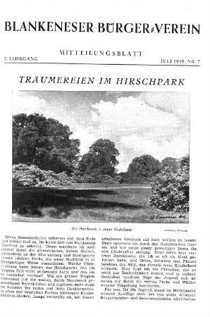 Träumereien im Hirschpark