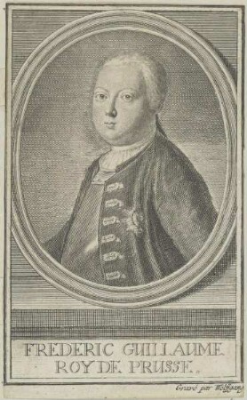 Bildnis des Frederic Guillaume de Prusse