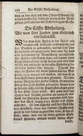 Die Eilfte Abtheilung.