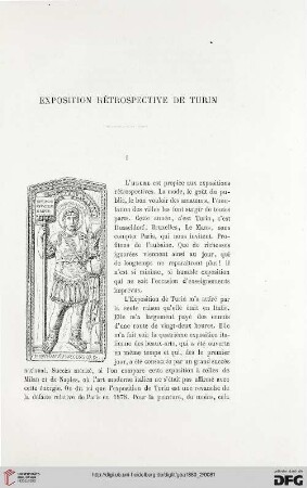 2. Pér. 22.1880: Exposition rétrospective de Turin