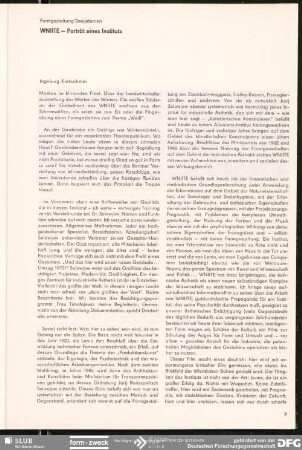 WNIITE - Porträt eines Instituts : Formgestaltung/Sowjetunion