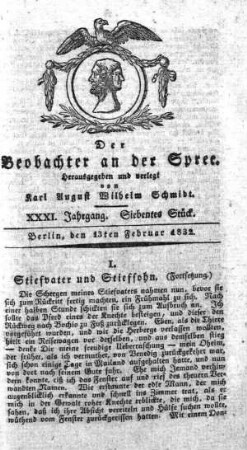 7. Stueck, 13. Februar 1832