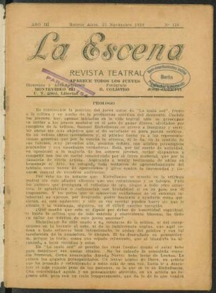La mala sed : pieza en tres actos