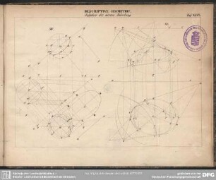 Descriptive Geometrie. Aufgaben der vierten Abtheilung. Taf. XXIX