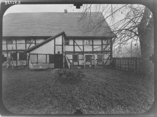 Ellrich, Hospitalstraße 40. Heimatmuseum (ehem. Hospital, 1665). Unterhaus. Hoffront