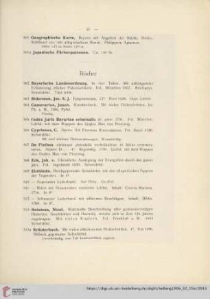 Bücher (Nr. 502-522)