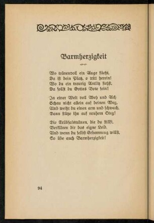 94, Barmherzigkeit