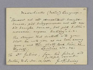 John Pickering. – Boston, 10.11.1835