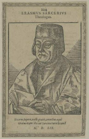 Bildnis des Erasmus Sarcer