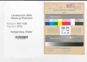 Entnazifizierung Walter Heiligenberg , geb. 17.07.1910 (Heimleiter)