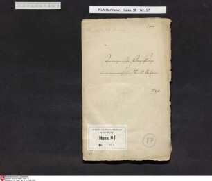 Anonyme Vorschläge zu einer monarchischen Staatsreform