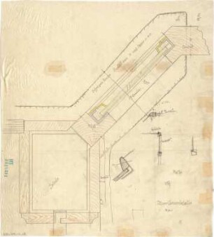 Fischer, Theodor; Bad Tölz (Bayern); Gewerbehalle - Schräges Fenster (Ansicht)